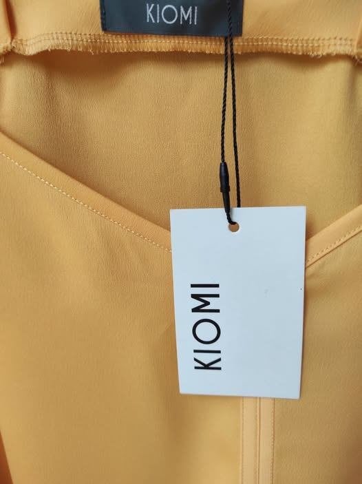 Nieuwe KIOMI polyester tanktop - maat 42 (label), Kleding | Dames, Autre, Geel, Maat 42/44 (L), Nieuw