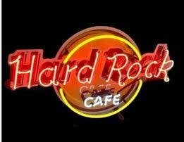 Hard Rock cafe neon licht reclame kroeg mancave gameroom, Collections, Marques & Objets publicitaires, Comme neuf, Table lumineuse ou lampe (néon)