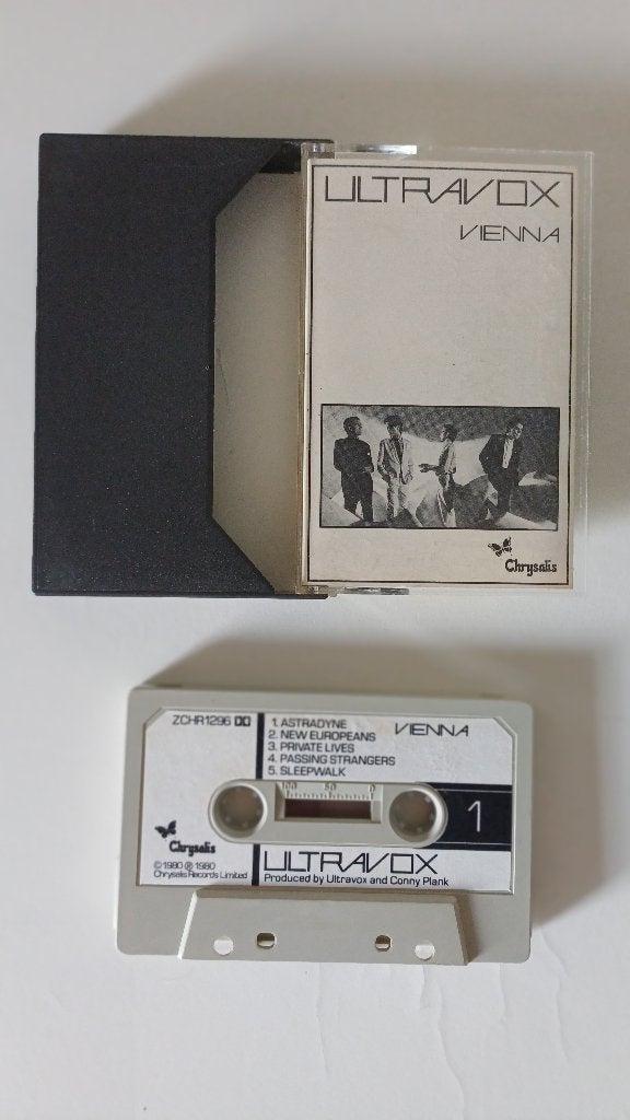Ultravox – Vienna (Chrysalis – ZCHR 1296), CD & DVD, Enlèvement ou Envoi, Pré-enregistrées, Utilisé, 1 cassette audio