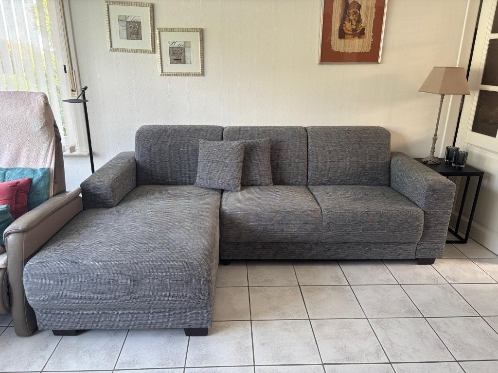 Sofa 150 B x 85 D + Lounge 90 B x 160 D, Huis en Inrichting, Ophalen, 150 tot 200 cm, Driepersoons, 75 tot 100 cm