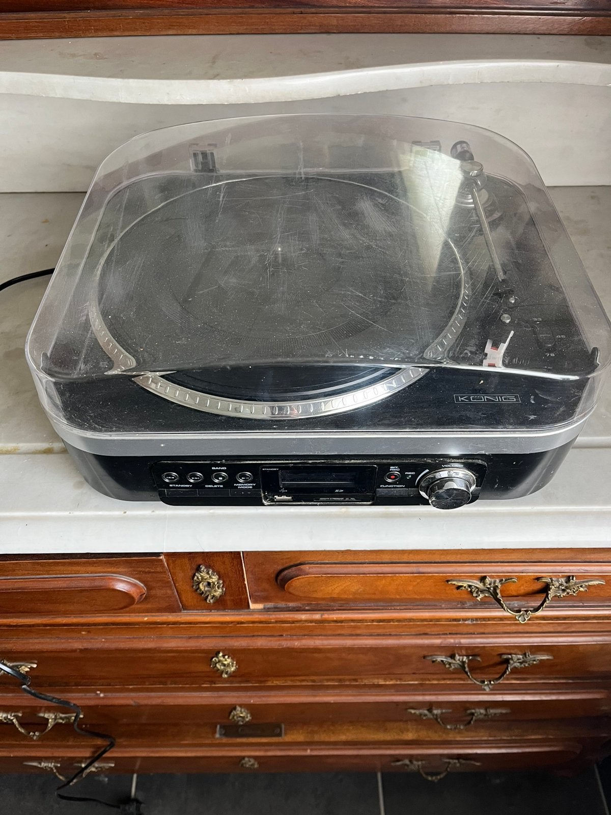 Platenspeler te koop, TV, Hi-fi & Vidéo, Tourne-disques, Enlèvement, Utilisé, Tourne-disque