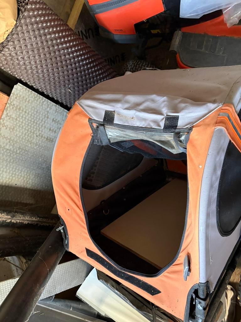 Fietskar voor hond, Ophalen, Gebruikt
