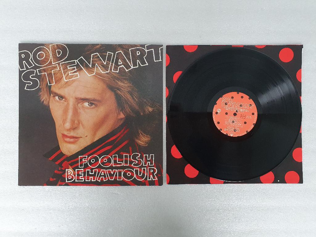 LP Rod Stewart - Foolish Behaviour, Enlèvement ou Envoi, Utilisé