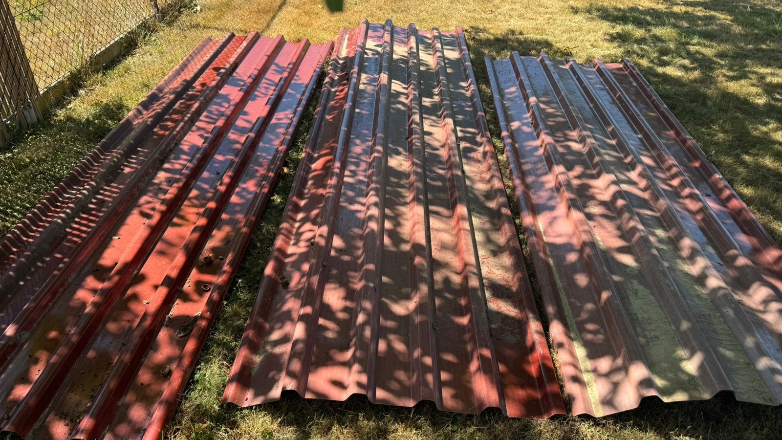 Plastic golfplaat, Doe-het-zelf en Bouw, Ophalen, Kunststof, Gebruikt, 5 tot 10 m²