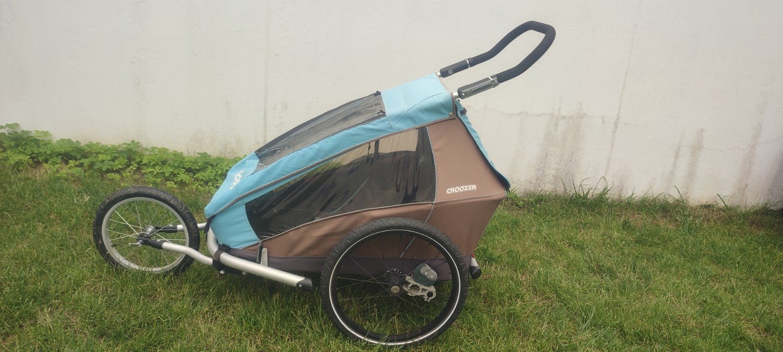 Croozer kinderfietskar voor 1 kind, Gebruikt, Opvouwbaar, Croozer, Kinderkar