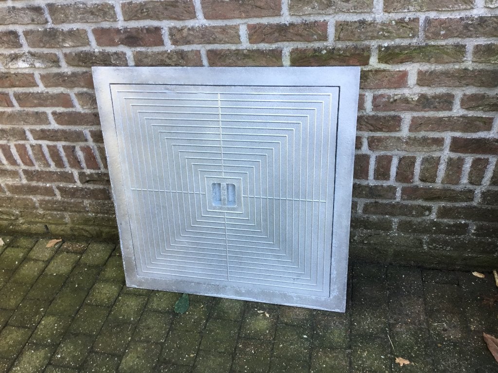 Aluminium putdeksel 70 x70 cm, Doe-het-zelf en Bouw, Ophalen, Aluminium