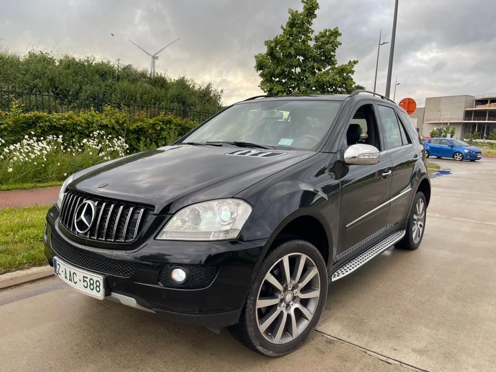 Mercedes ML 280 CDI 4Matic Xenon met volledige opties 4x4, Auto's, Mercedes-Benz, Automaat, Zwart, Zwart, Diesel