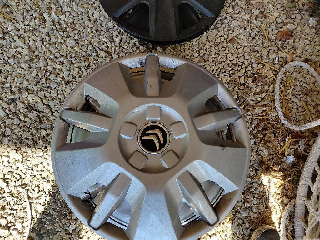 6 wielcovers, Ophalen, Gebruikt