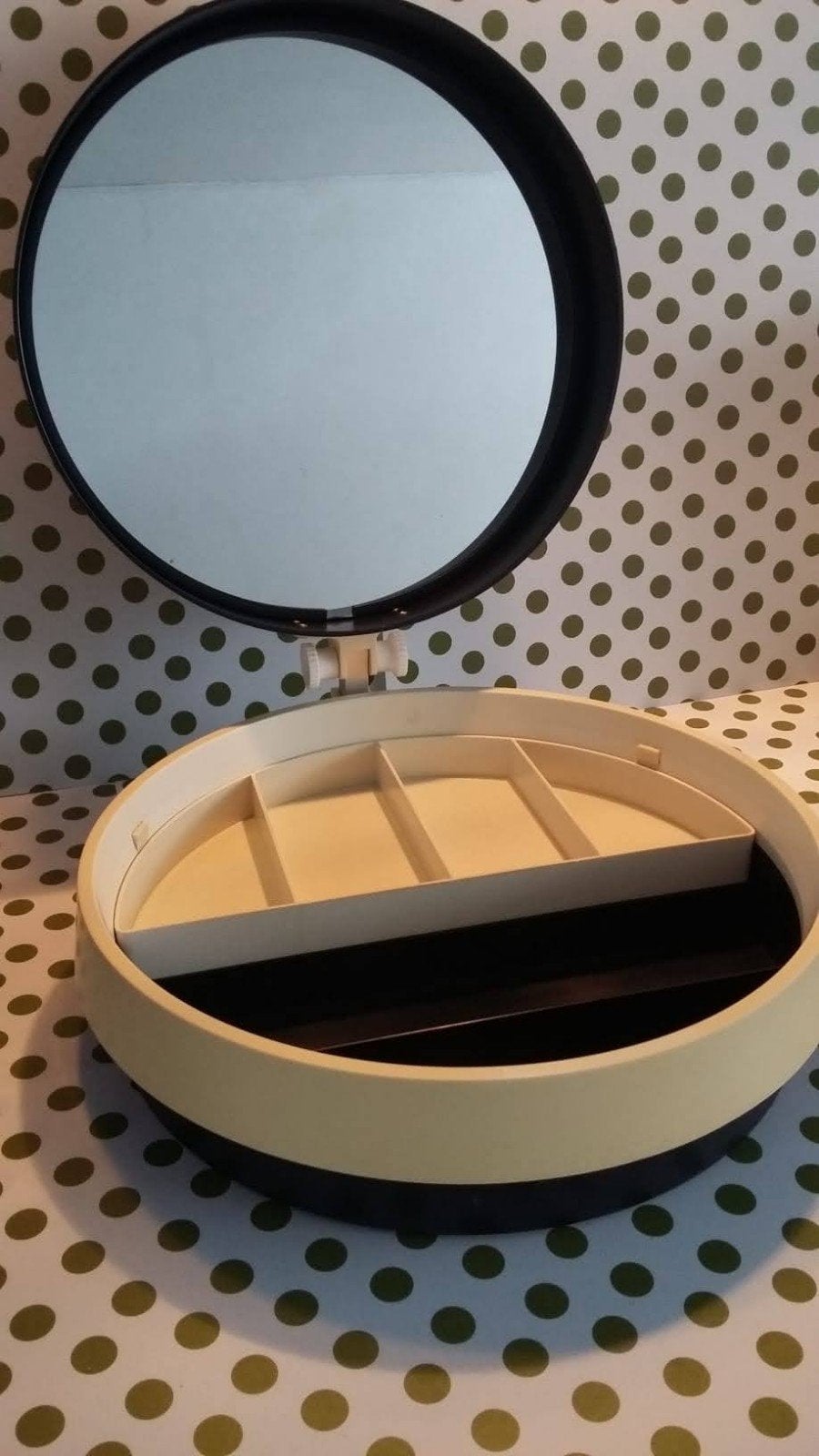 Vintage Space Age Termotex Denemarken Ronde Wandspiegel, Ophalen, Huis en Inrichting
