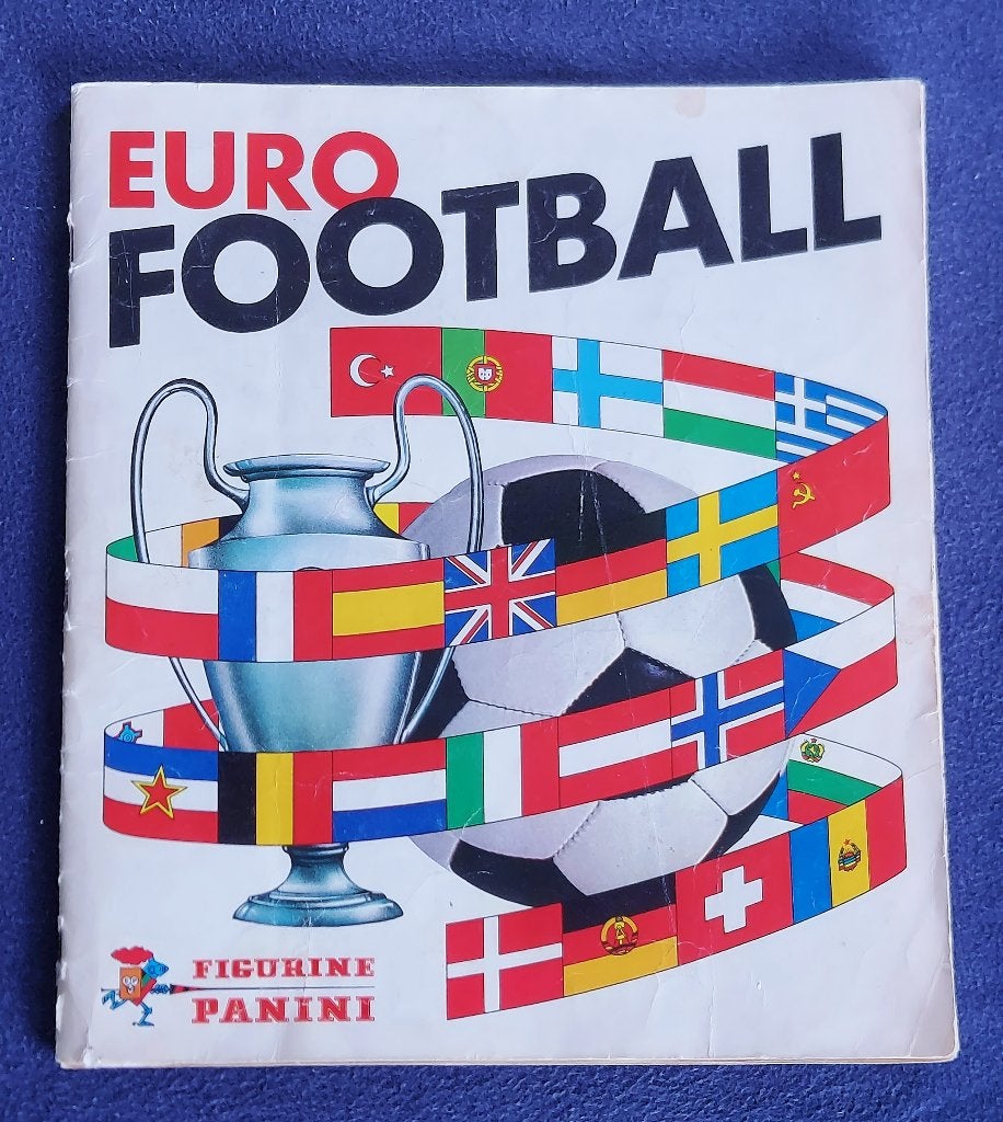 Panini sticker album voetbal ' EK Euro 76 ' -volledig-, Ophalen of Verzenden, Gebruikt, Meerdere stickers