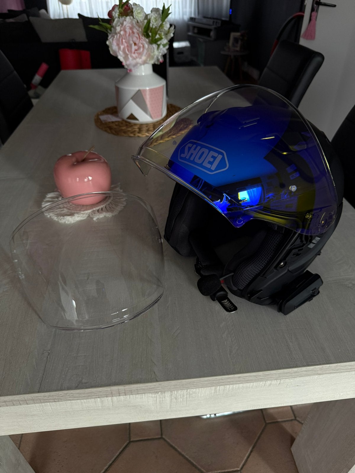 Casque shoei J-Cruise 3 + cardo packtalk pro, Ophalen, M, Shoei