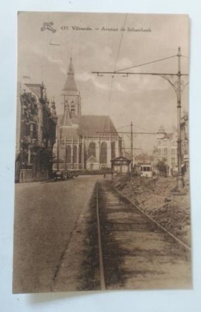 VILVORDE AVENUE DE SCHAERBEEK  ( tram ), Collections, Envoi, 1920 à 1940, Non affranchie, Brabant Flamand