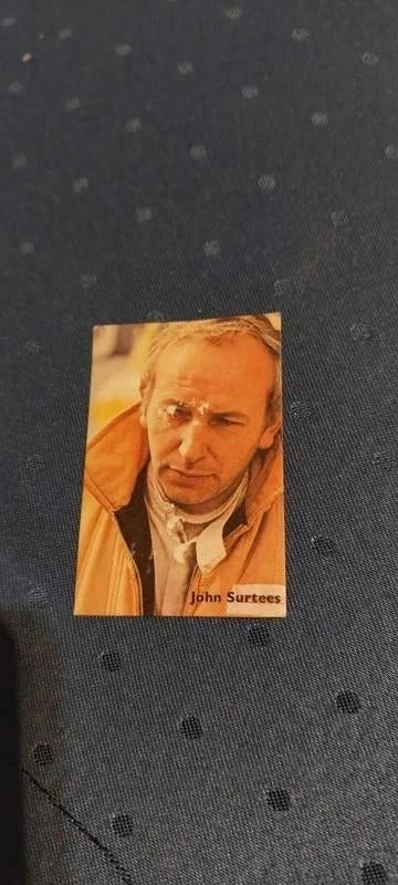 Prentje/Chromo : John Surtees/Autosport/Victoria, 1960 tot 1980, Gebruikt, Ophalen of Verzenden, Prent