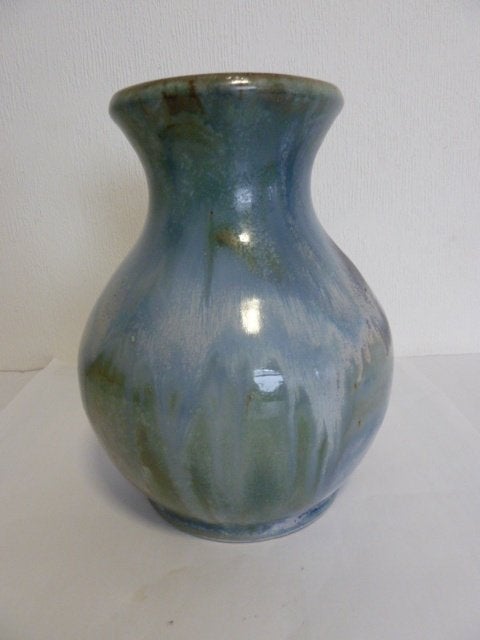 Keramiek /steengoed vaas (Grés De Bouffioulx) 26cm 2.5kg!, Antiquités & Art, Enlèvement ou Envoi