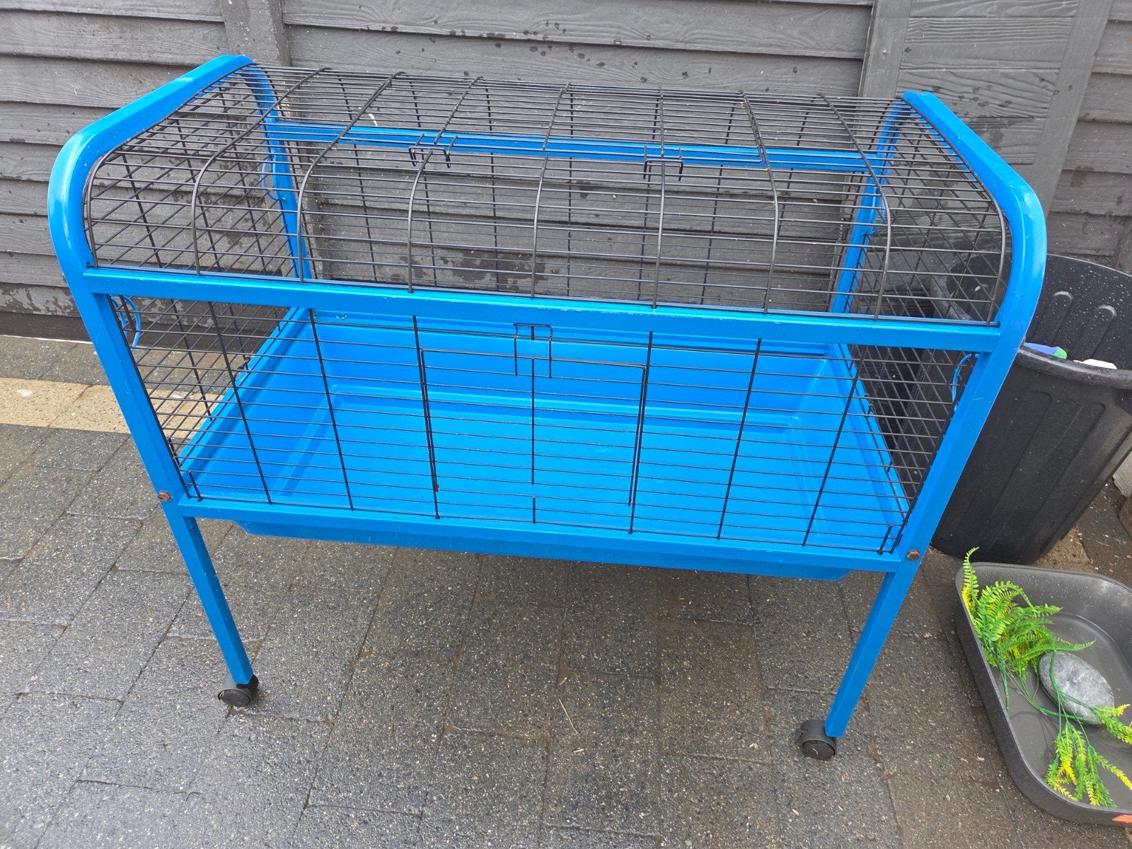 blauwe knaagdier kooi, Dieren en Toebehoren, Ophalen, Gebruikt, Kooi
