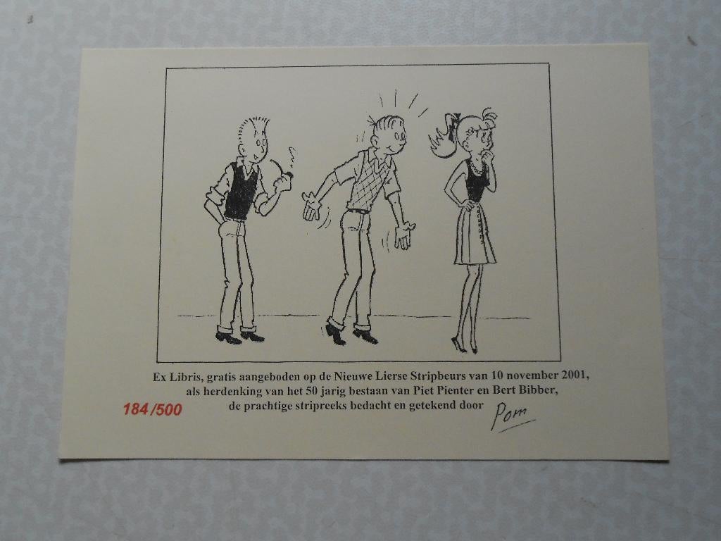 Piet Pienter en Bert Bibber 2001  1 ste druk., Boeken, Stripverhalen, Nieuw, Eén stripboek, Ophalen of Verzenden