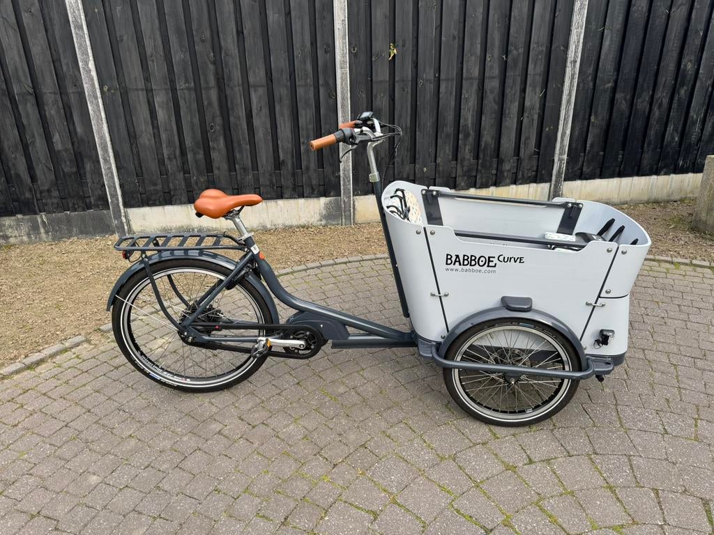 Babboe Curve Mountain goedgekeurd., 4 kinderen of meer, Elektrisch, Zo goed als nieuw, Schijfrem