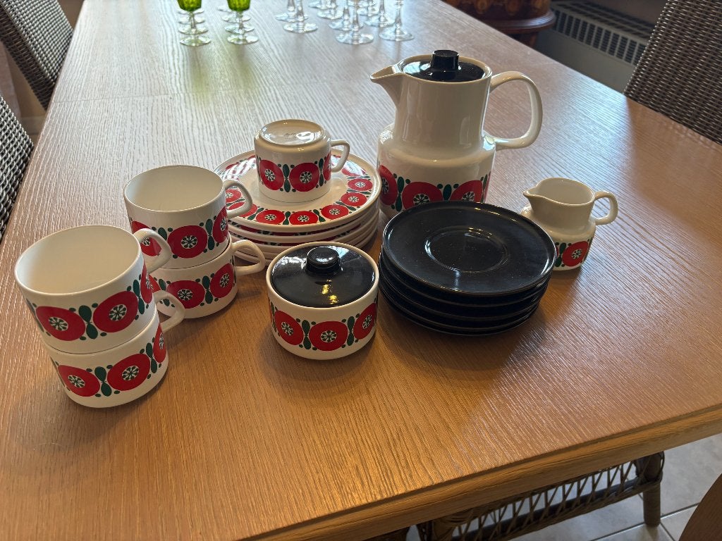 Koffieservice, Ophalen