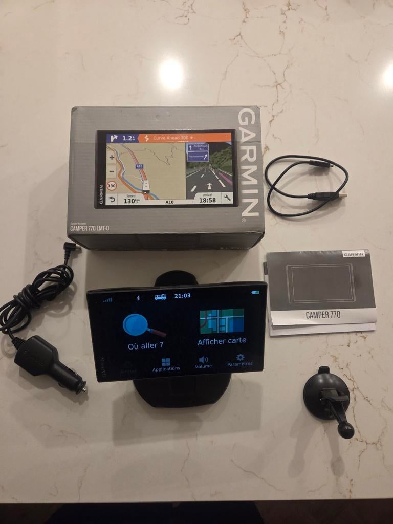 Garmin camper 770 LMT-D GPS, Ophalen of Verzenden
