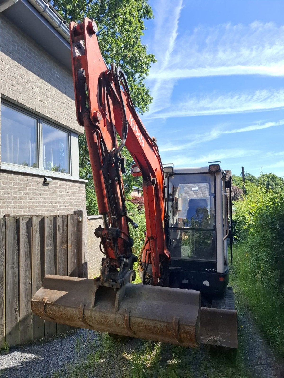 Kubota KX91-3, Ophalen