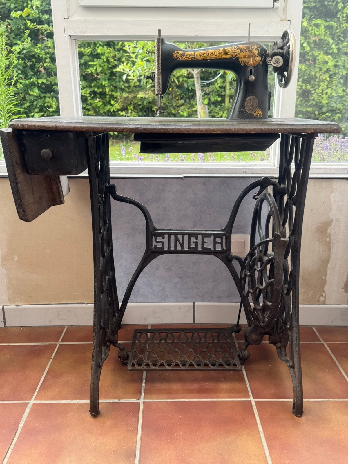Singer naaimachine, Antiek en Kunst, Antiek | Naaimachines, Ophalen