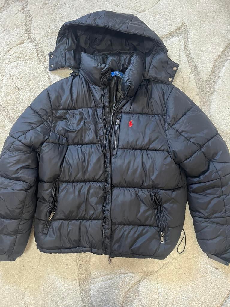 Ralph lauren pufferjacket, Ophalen of Verzenden, Zo goed als nieuw, Maat 52/54 (L), Blauw