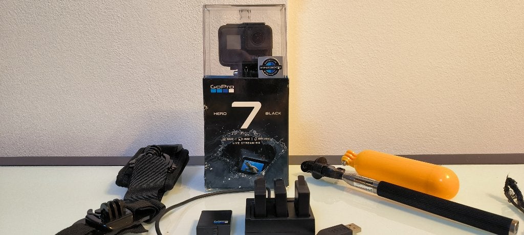 GoPro HERO7 Black – Kit complet, Enlèvement, Utilisé, GoPro
