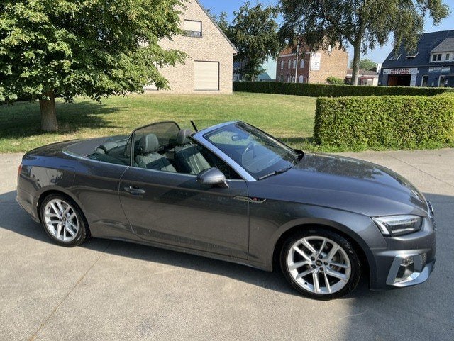 Audi A5 cabrio AUT S-Line 2.0 benzine MET 23.000km EN navi, Auto's, Automaat, 4 zetels, Leder, Bedrijf