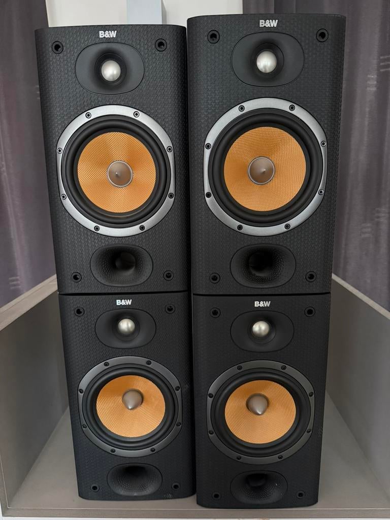 Bowers and wilkins DM601S3 speakers, Enlèvement, Utilisé, Bowers & Wilkins (B&W), Haut-parleurs Frontaux, Arrière ou Stéréo