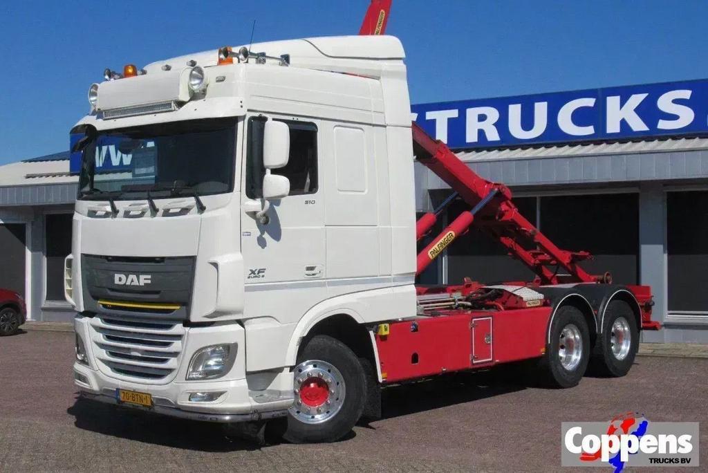 DAF XF 510 Fat 6x4 Euro 6, Autos, Camions, Achat, Entreprise, Boîte manuelle, Air conditionné