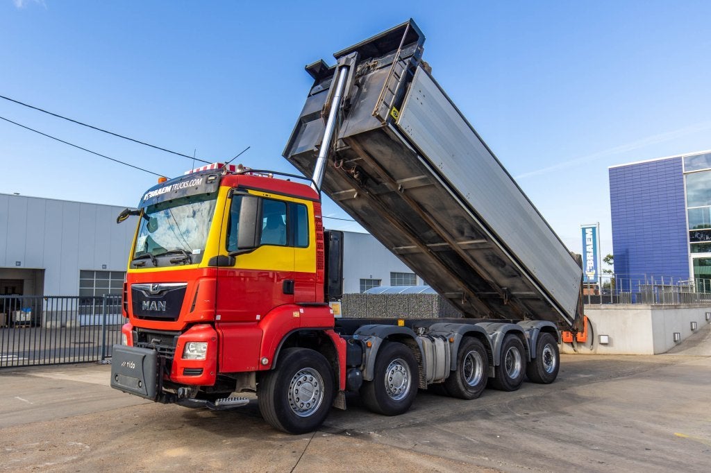 MAN TGS 35.460 BL-10x4, Rouge, 460 ch, Achat, Euro 6