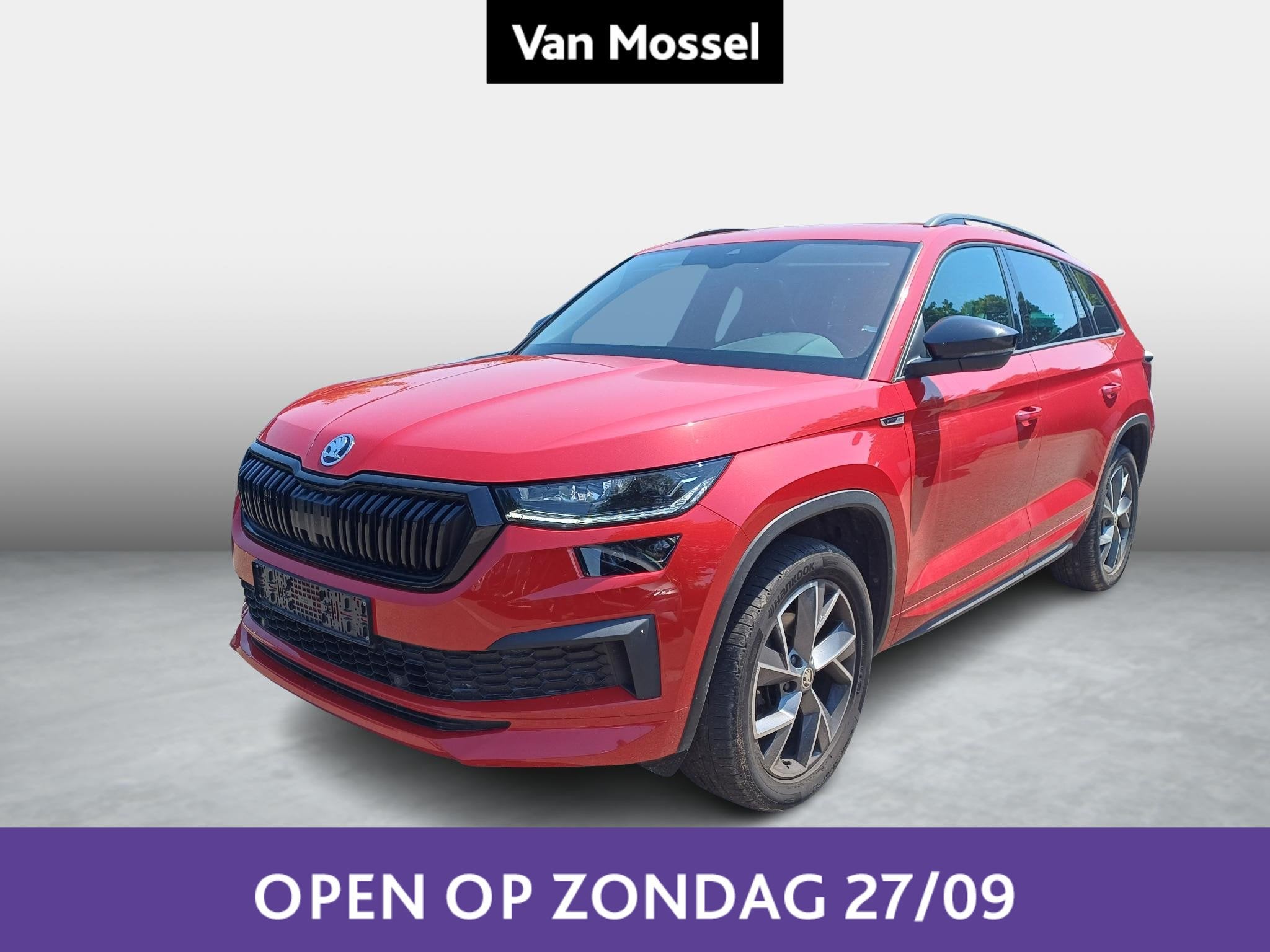 Skoda Kodiaq 1.5 TSI 110kW DSG7 Sportline II (automatique), Rouge, Achat, 1800 kg, Entreprise