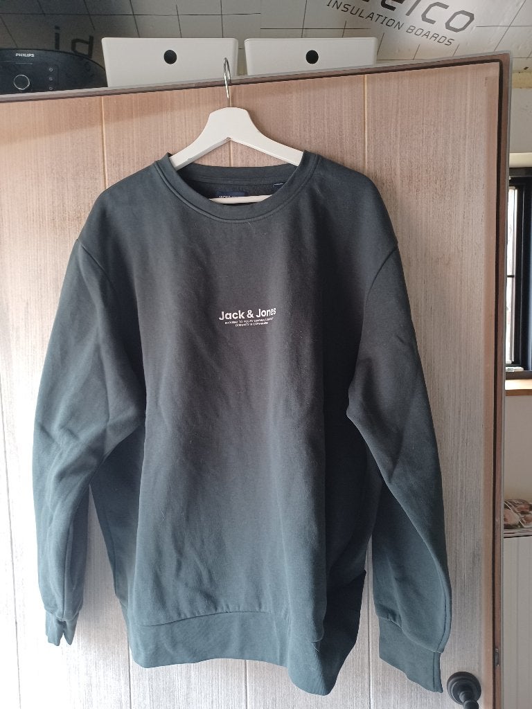 SWEATER JACK&JONES GROENACHTIG MAAT XXL, Kleding | Heren, Truien en Vesten, Ophalen of Verzenden, Zo goed als nieuw, Groen, Jack&Jones