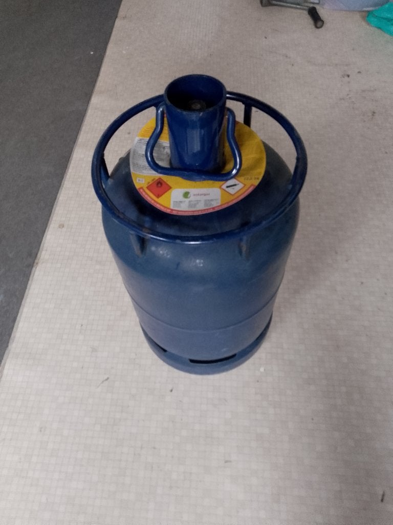 gasfles antragas ( halfvol + - 6 kg), Ophalen