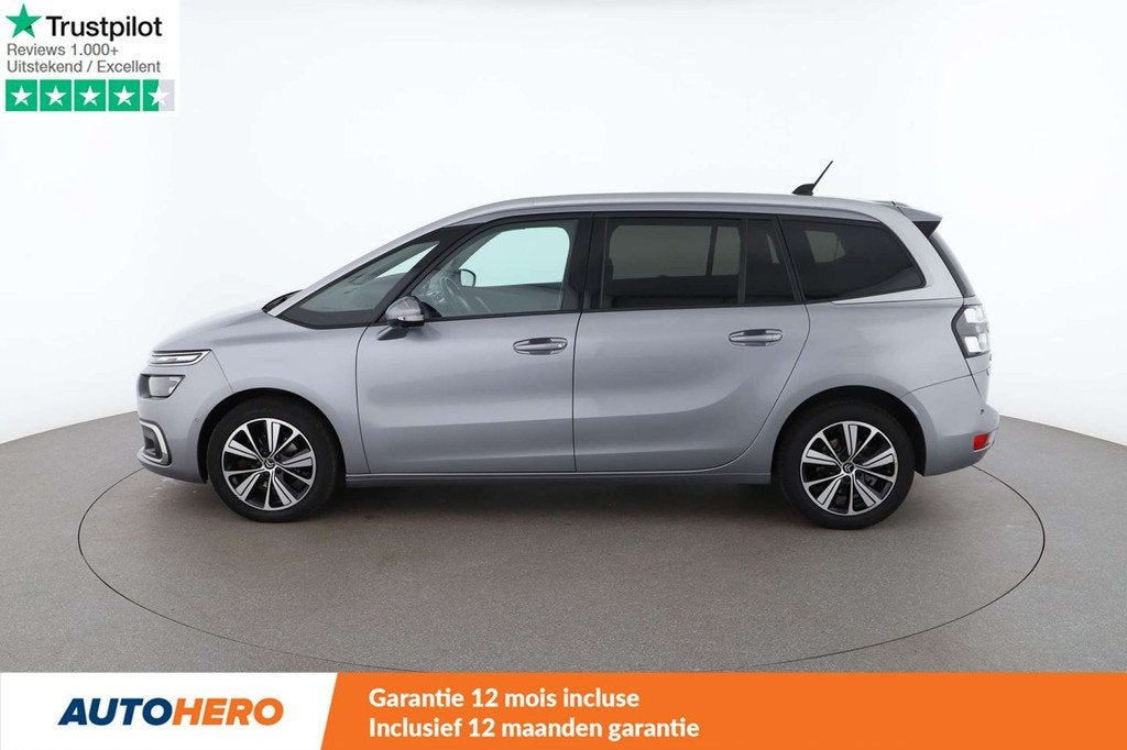 Citroën C4 Picasso 1.6 Blue-HDi Shine (automatique), Autos, Cuir, Argent ou Gris, Achat, 7 places
