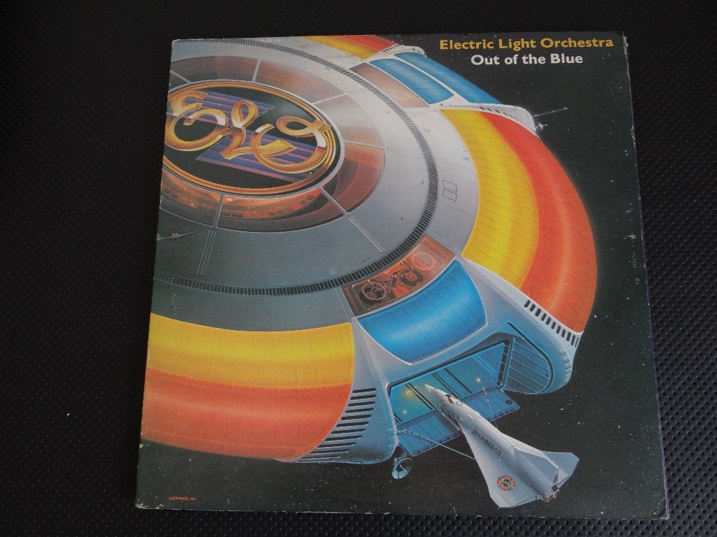 2LP ELO Electric Light Orchestra: uit het niets + poster, Cd's en Dvd's, Gatefold hoes, Gebruikt, Electronic Rock, Ophalen of Verzenden