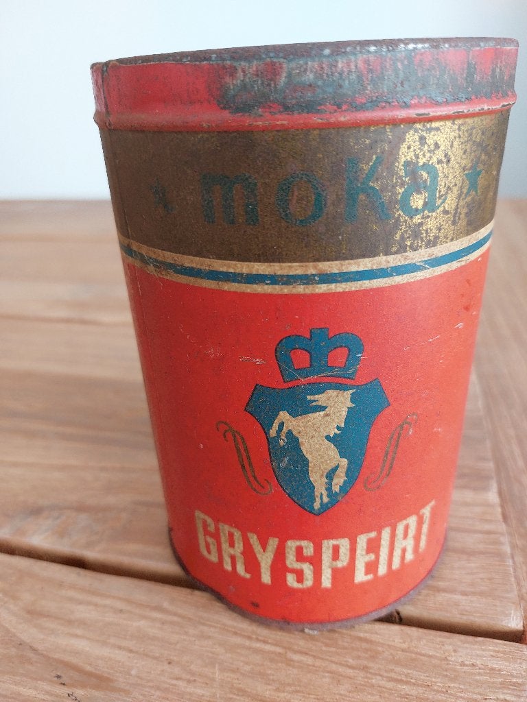 Gryspeirt - vintage blik, Verzamelen, Ophalen, Gebruikt, Overige, Overige merken