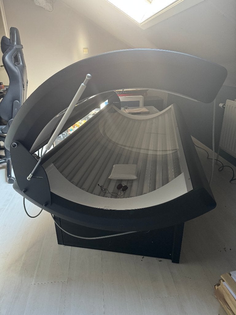 Zonnebank Sunny Power van Alpha Sun, Electroménager, Solarium, Banc solaire & Bronzage facial, Enlèvement, Utilisé, Solarium visage