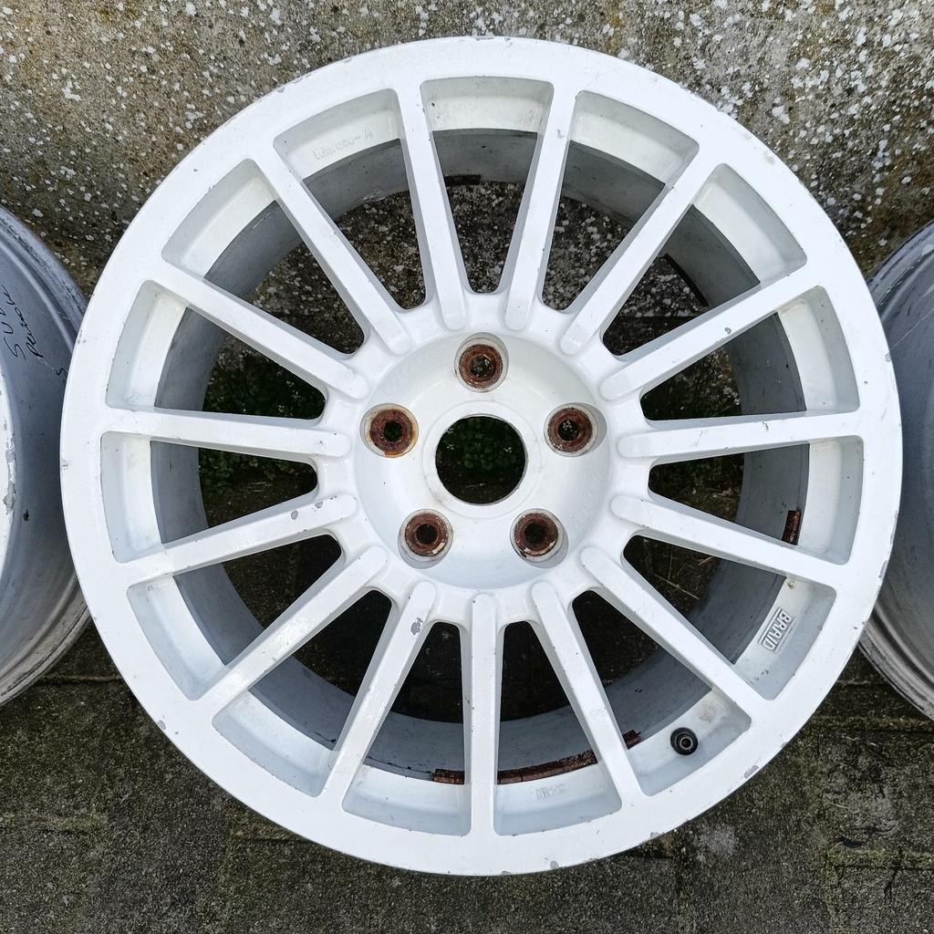 BRIAD RALLY VELGEN 17X8J 5x100, Auto-onderdelen, Banden en Velgen, Ophalen, Gebruikt, Velg(en), 17 inch