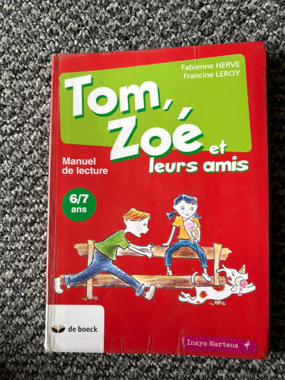 Manuel de lecture 6-7ans Tom Zoé…, Enlèvement ou Envoi, Comme neuf