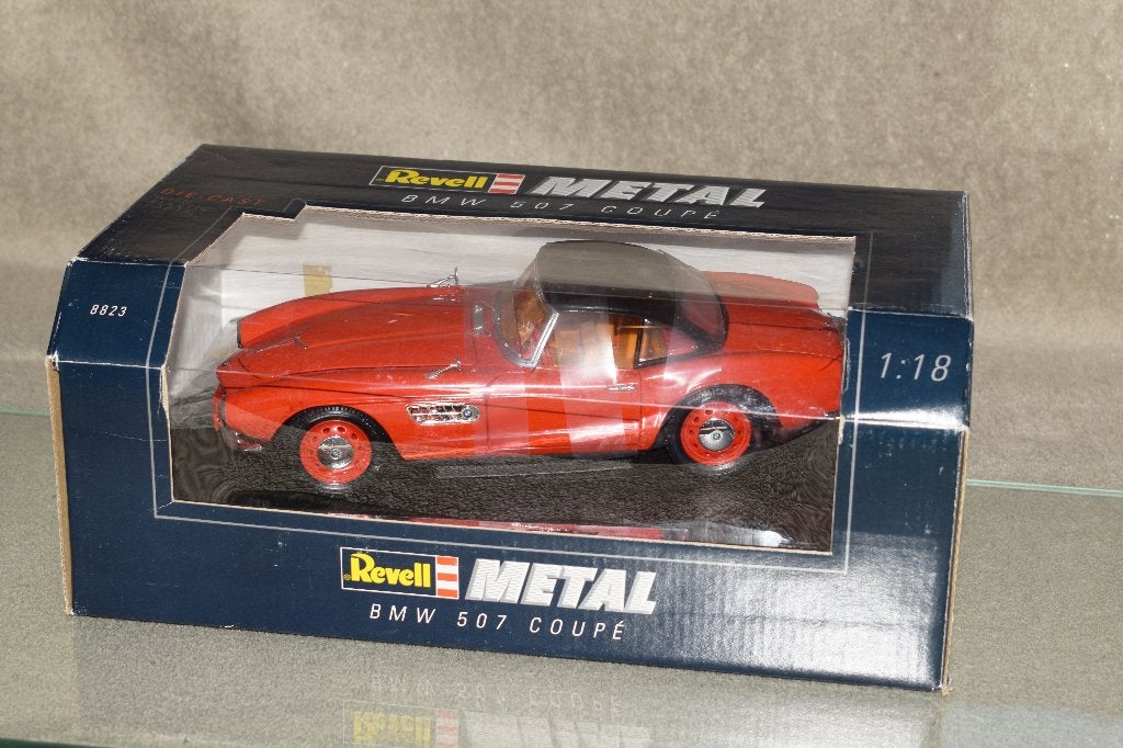 miniatuur auto 1:18 nieuw revell bmw 507 coupe rode, Hobby en Vrije tijd, Ophalen of Verzenden, Revell