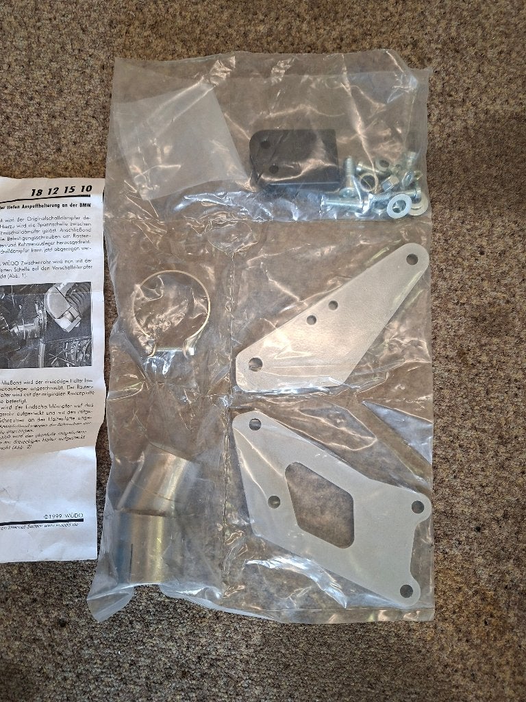Wudo uitlaat verlagings kit voor r1150gs, Motoren, Ophalen of Verzenden, Nieuw