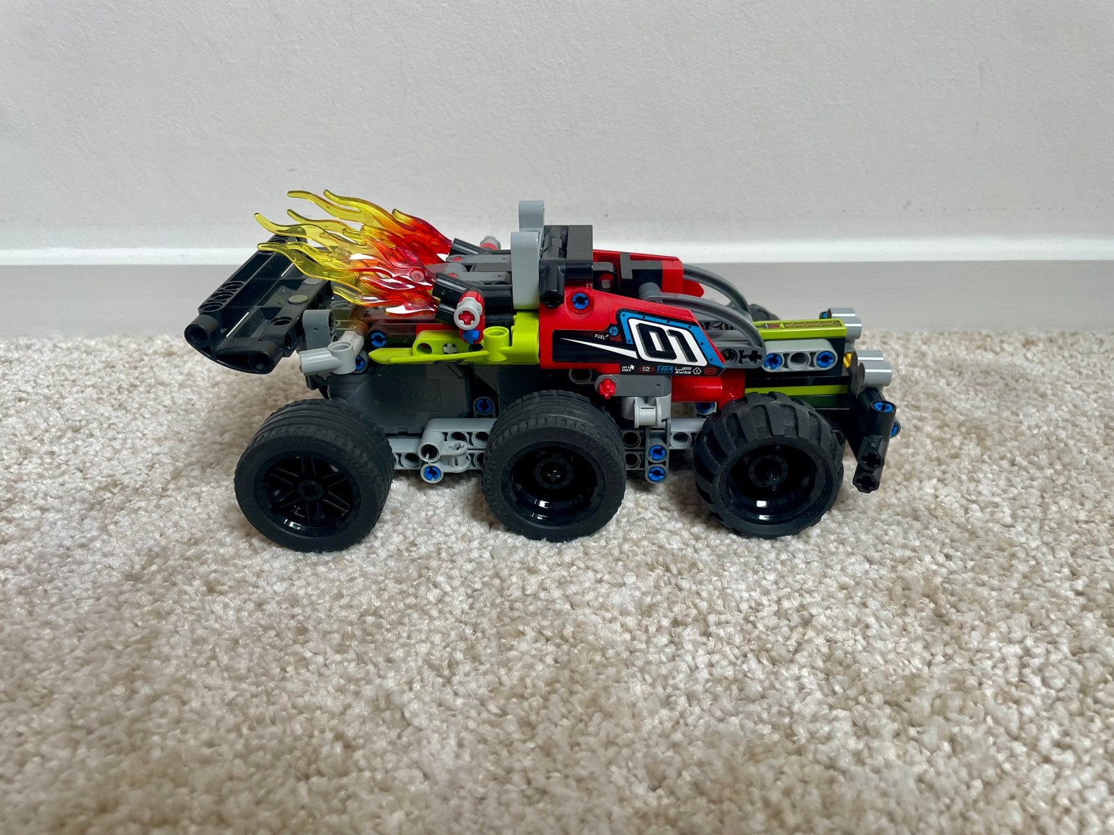 LEGO Technic TOUT FEU ! (42072) + TOUT FLAMME ! (42073), Ophalen of Verzenden, Zo goed als nieuw