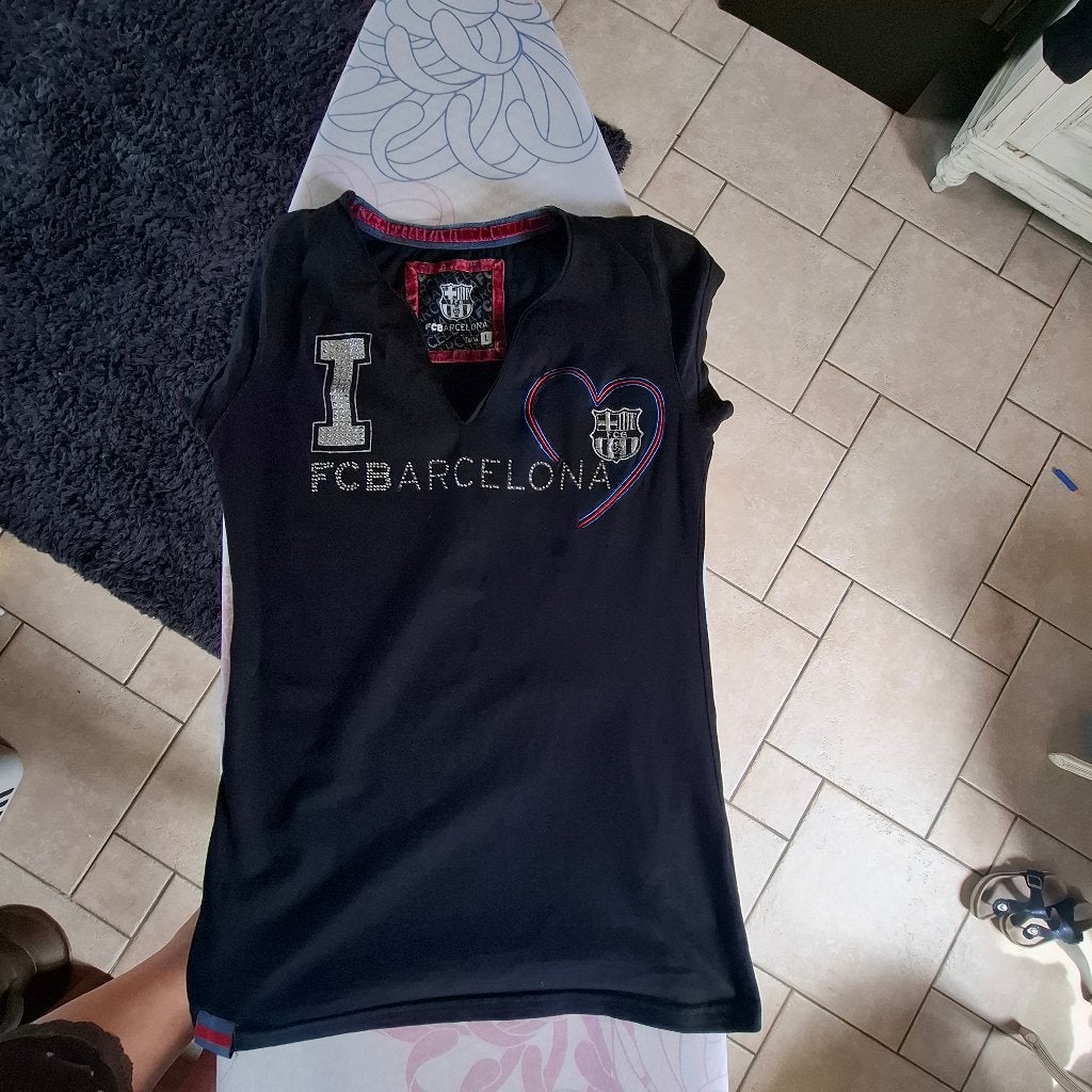 FCBarcelona t-shirt dames, Enlèvement, Comme neuf, Taille 36 (S)