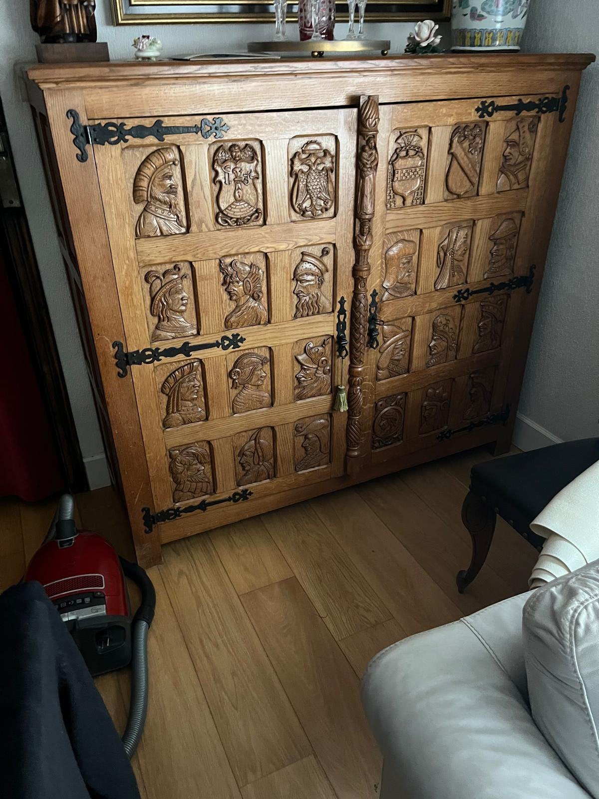 Mooie antieke kast, Ophalen, Gebruikt, Eikenhout
