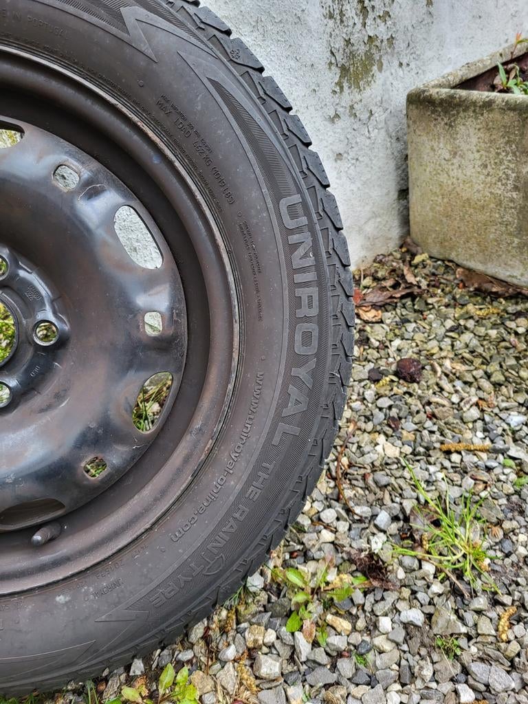 4 banden gemonteerd op velg, Ophalen, Winterbanden, Band(en)