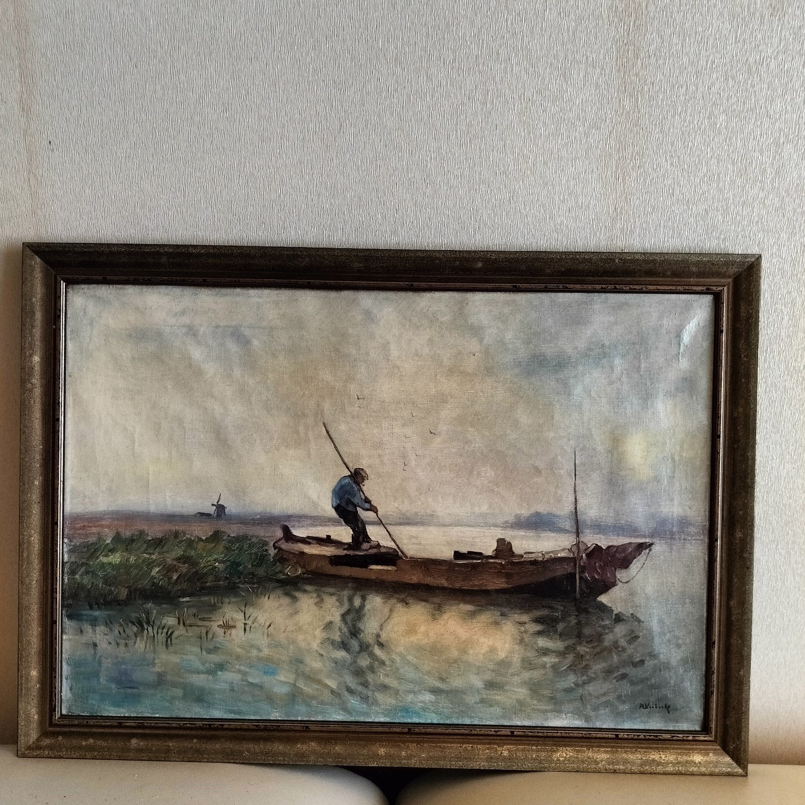 Antieke schilderij, Ophalen