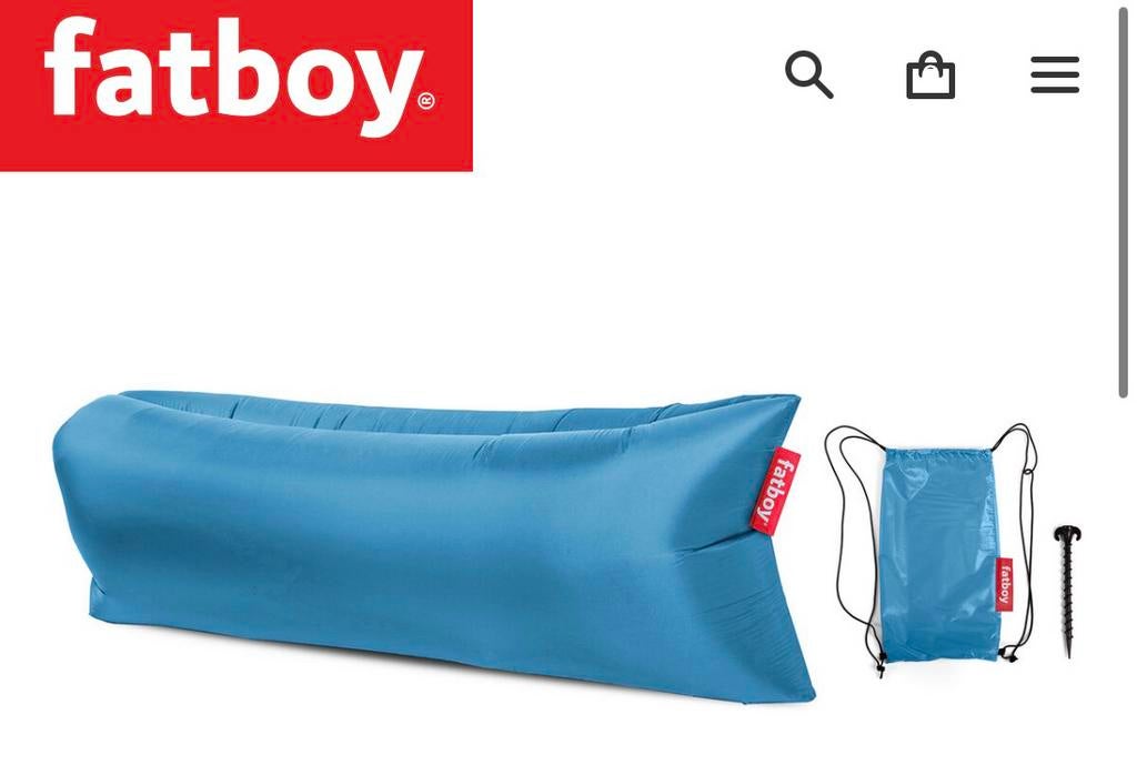 Fatboy Lamzac 3.0 bijna nieuw ORANJE, Ophalen of Verzenden, Zo goed als nieuw, Oranje, Zitzak