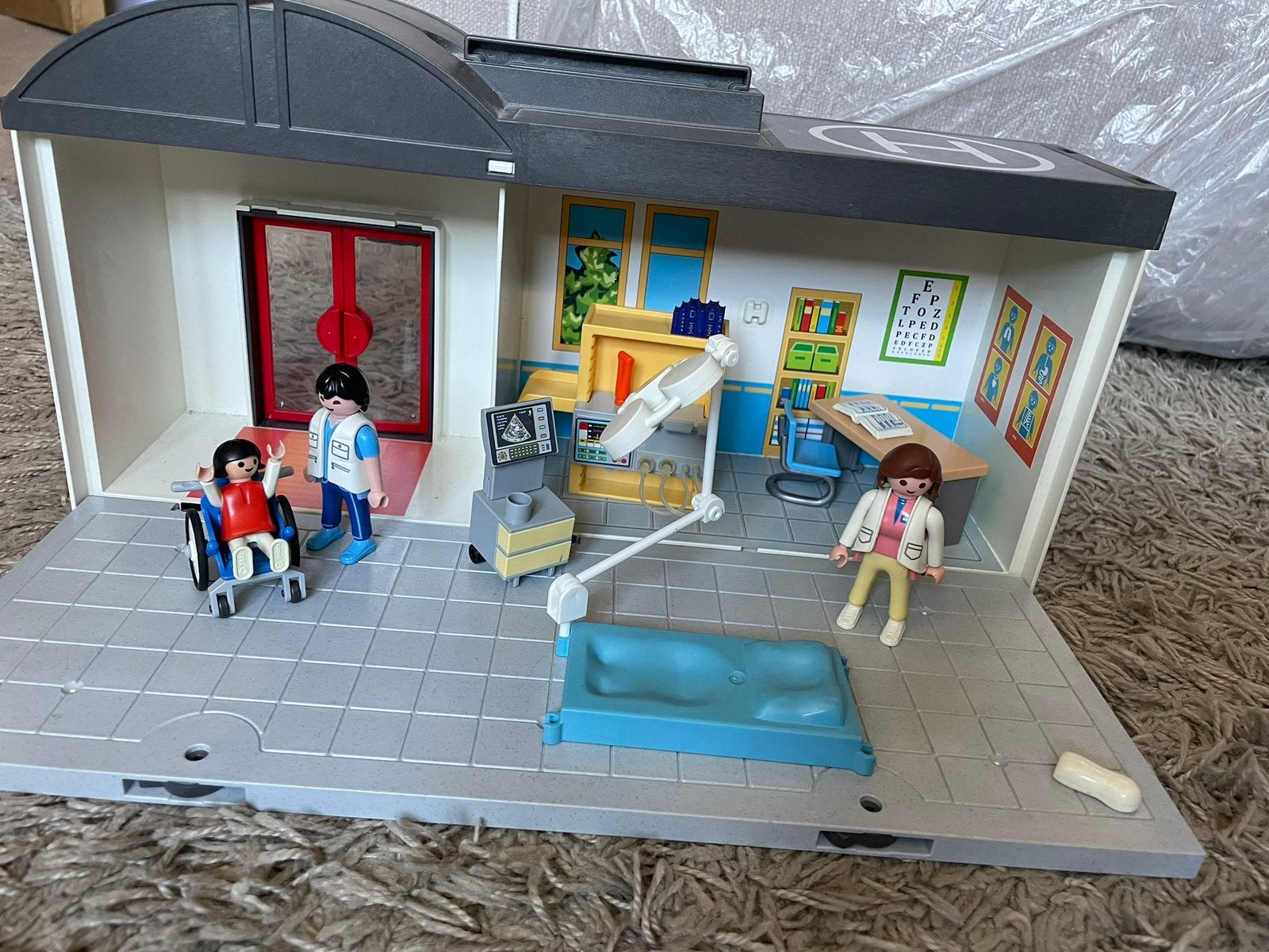 Playmobil - koffer - medisch centrum, Ophalen, Gebruikt