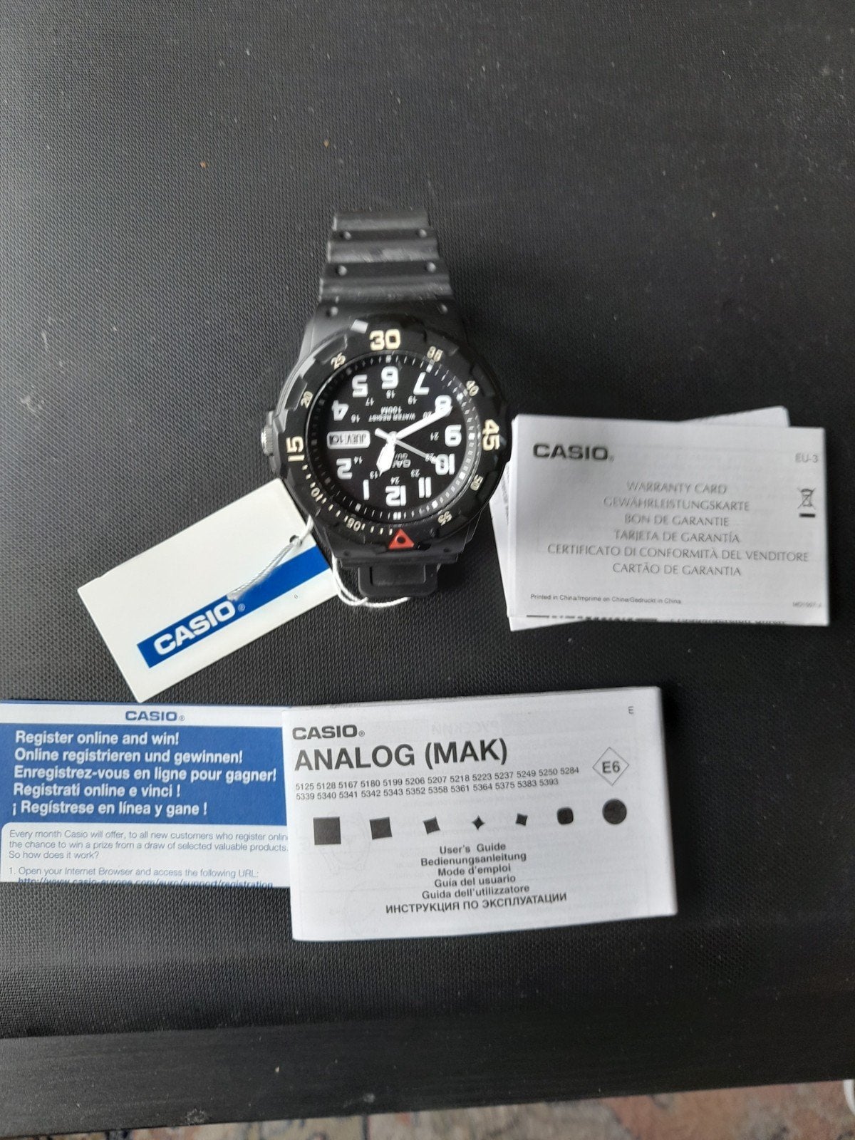 casio analogique, Enlèvement ou Envoi, Noir